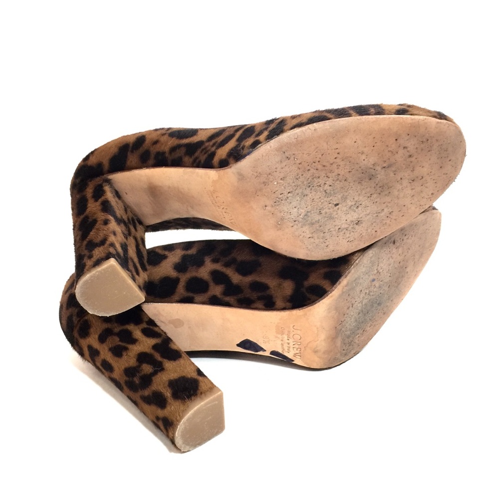 - SOLD - J. Crew Collection Leopard Calf Hair Pump - Picture 8 of 8